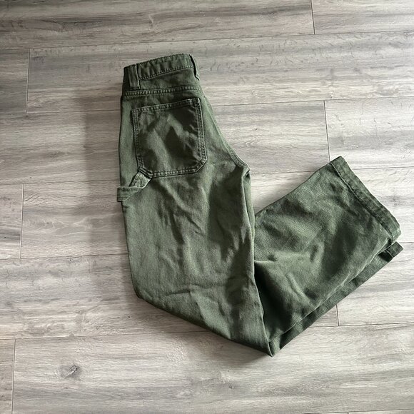 Aritzia tna greenwich pant cargo wide leg pants size 00 - Picture 2 of 9